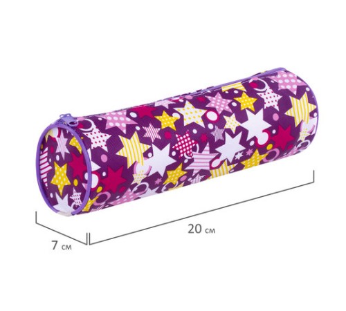 Пенал-тубус ПИФАГОР, мягкий, 