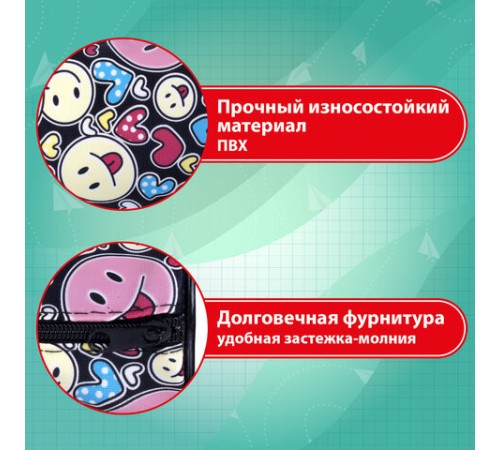 Пенал-тубус ПИФАГОР, мягкий, 