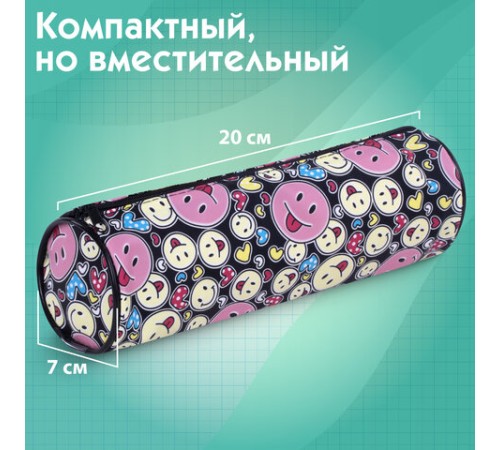 Пенал-тубус ПИФАГОР, мягкий, 