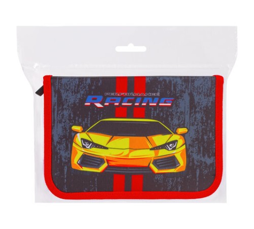 Пенал BRAUBERG с наполнением, 1 отделение, 1 откидная планка, 24 предмета, 21х14 см, 