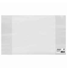 Обложка ПВХ со штрихкодом для тетрадей и дневников, СУПЕРПЛОТНАЯ, 150 мкм, 210х350 мм, прозрачная, ПИФАГОР, 229311