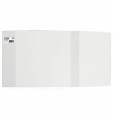 Обложка ПВХ со штрихкодом для учебников МАЛОГО ФОРМАТА, СУПЕРПЛОТНАЯ, 150 мкм, 233х450 мм, универсальная, прозрачная, ПИФАГОР, 229330