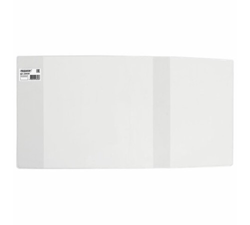 Обложка ПВХ со штрихкодом для учебников МАЛОГО ФОРМАТА, СУПЕРПЛОТНАЯ, 150 мкм, 233х450 мм, универсальная, прозрачная, ПИФАГОР, 229330