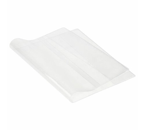 Обложка ПВХ со штрихкодом для учебников Петерсон, Моро, Гейдмана, С ЗАКЛАДКОЙ, ПЛОТНАЯ, 110 мкм, 270х420 мм, прозрачная, ЮНЛАНДИЯ, 229331