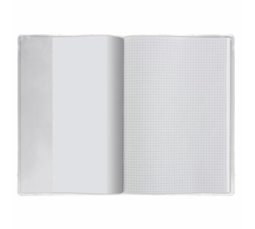 Обложка ПВХ для учебников и тетрадей А4, контурных карт, атласов БОЛЬШОГО ФОРМАТА, ПЛОТНАЯ, 100 мкм, 295х560 мм, прозрачная, ПИФАГОР, 229336