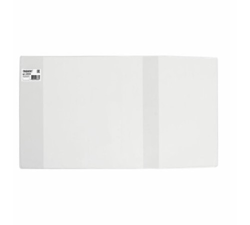 Обложка ПВХ со штрихкодом для учебников и тетрадей А4, контурных карт БОЛЬШОГО ФОРМАТА, СУПЕРПЛОТНАЯ, 180 мкм, 300х580 мм, ПИФАГОР, 229338