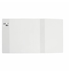 Обложка ПВХ со штрихкодом для школьных журналов и учебников А4 БОЛЬШОГО ФОРМАТА, ПЛОТНАЯ, 120 мкм, 305х560 мм, прозрачная, ПИФАГОР, 229339