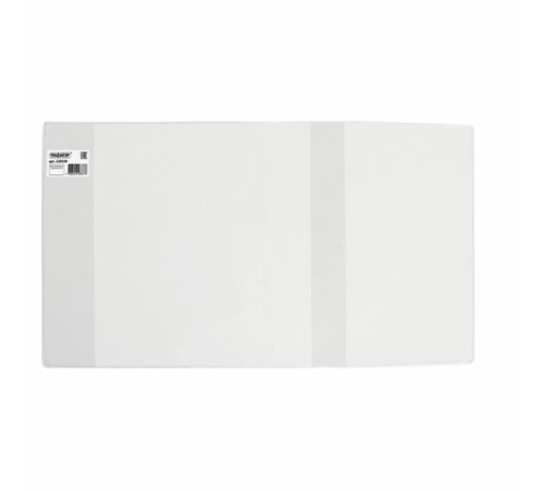 Обложка ПВХ со штрихкодом для школьных журналов и учебников А4 БОЛЬШОГО ФОРМАТА, ПЛОТНАЯ, 120 мкм, 305х560 мм, прозрачная, ПИФАГОР, 229339