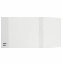 Обложка ПП со штрихкодом для дневников, учебников, прописей МАЛОГО ФОРМАТА, ПЛОТНАЯ, 100 мкм, 220х460 мм, прозрачная, ЮНЛАНДИЯ, 229347