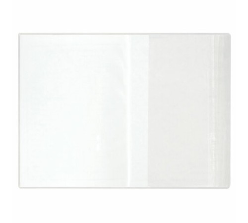 Обложка ПП со штрихкодом для тетрадей, прописей Горецкого, КЛЕЙКИЙ КРАЙ, 80 мкм, 243х455 мм, универсальная, прозрачная, ЮНЛАНДИЯ, 229353