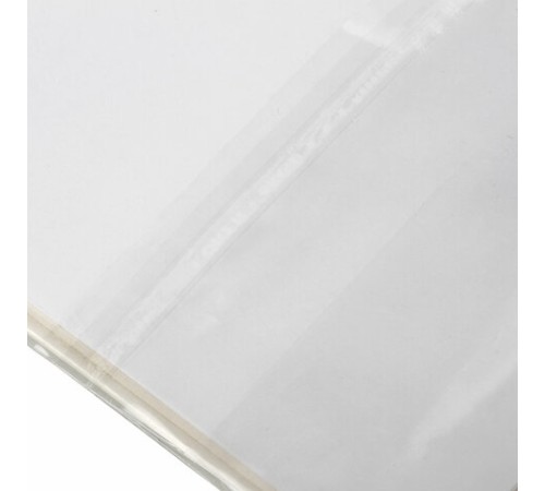 Обложка ПП со штрихкодом для тетрадей, прописей Горецкого, КЛЕЙКИЙ КРАЙ, 80 мкм, 243х455 мм, универсальная, прозрачная, ЮНЛАНДИЯ, 229353