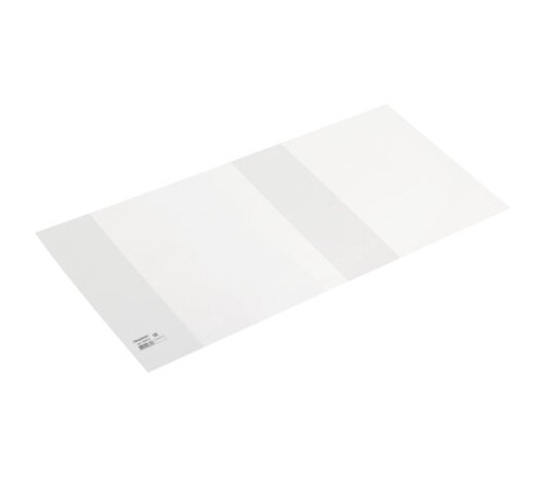 Обложка ПЭ со штрихкодом для учебников МАЛОГО ФОРМАТА, ПЛОТНАЯ, 140 мкм, 233х450 мм, универсальная, прозрачная, ПИФАГОР, 229376