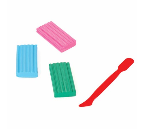 Стеки для лепки ПИФАГОР, НАБОР 4 шт., цветные, пакет с подвесом, 229717