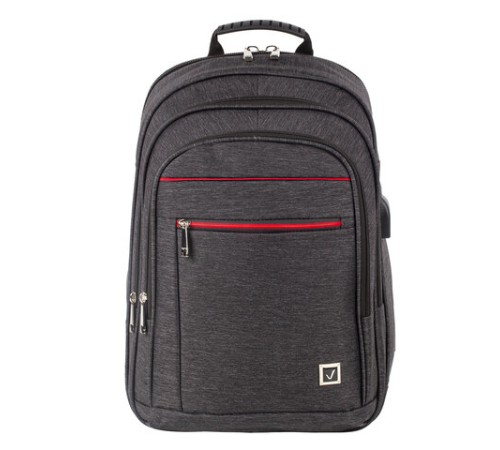 Рюкзак BRAUBERG FUNCTIONAL с отделением для ноутбука, 3 отделения, USB-порт, 
