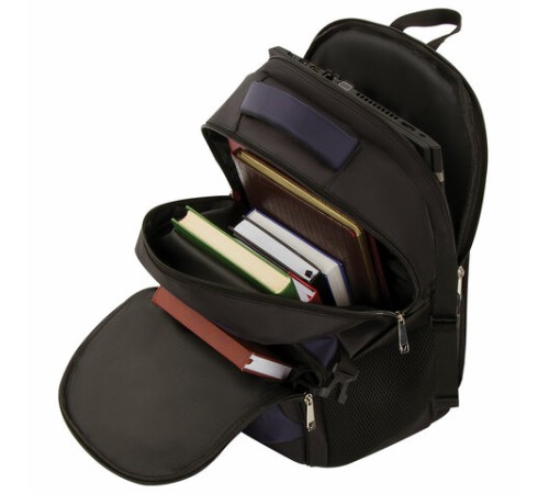 Рюкзак BRAUBERG FUNCTIONAL с отделением для ноутбука, 2 отделения, крепление на чемодан, 