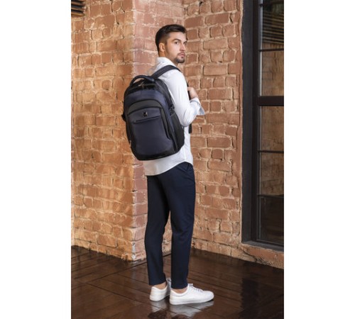 Рюкзак BRAUBERG FUNCTIONAL с отделением для ноутбука, 2 отделения, крепление на чемодан, 