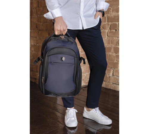 Рюкзак BRAUBERG FUNCTIONAL с отделением для ноутбука, 2 отделения, крепление на чемодан, 