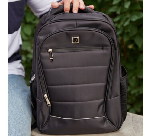 Рюкзак BRAUBERG FUNCTIONAL с отделением для ноутбука, 2 отделения, нагрудный ремешок, 