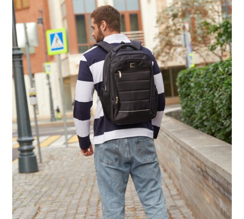 Рюкзак BRAUBERG FUNCTIONAL с отделением для ноутбука, 2 отделения, нагрудный ремешок, 