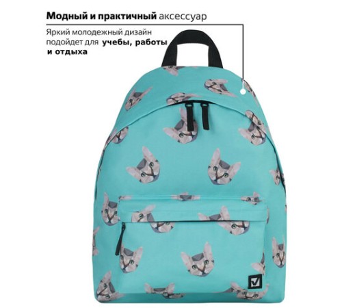 Рюкзак BRAUBERG СИТИ-ФОРМАТ универсальный, 