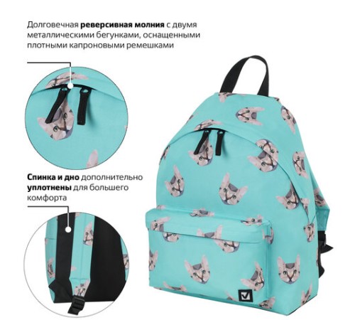 Рюкзак BRAUBERG СИТИ-ФОРМАТ универсальный, 