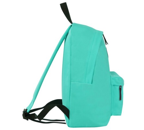 Рюкзак BRAUBERG СИТИ-ФОРМАТ один тон, универсальный, бирюзовый, 41х32х14 см, 229887
