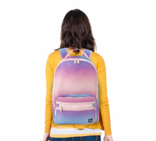 Рюкзак BRAUBERG MULTICOLOR универсальный, нейлон, 