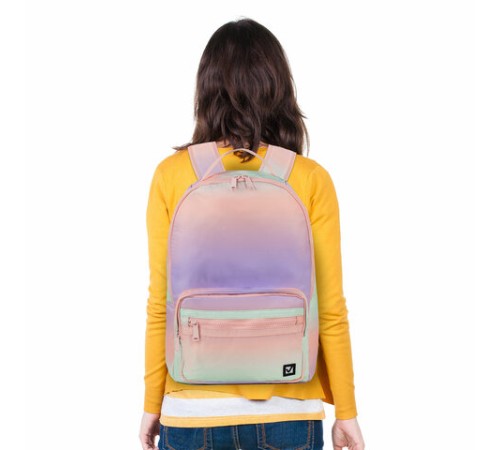 Рюкзак BRAUBERG MULTICOLOR универсальный, нейлон, 