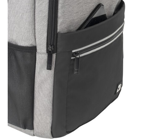 Рюкзак BRAUBERG URBAN универсальный, с отделением для ноутбука, USB-порт, Detroit, серый, 46х30х16 см, 229894