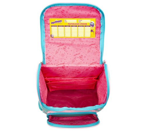 Ранец ЮНЛАНДИЯ WISE, 1 отделение, 3 кармана, устойчивое дно, 