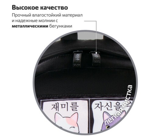 Рюкзак BRAUBERG FASHION CITY, универсальный, 