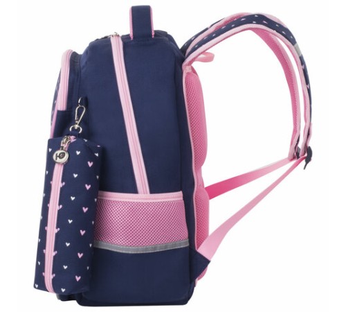 Рюкзак ЮНЛАНДИЯ COMPLETE с пеналом в комплекте, эрго-спинка, 