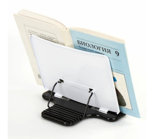 Подставка для книг, учебников, журналов BRAUBERG малая, регулируемый наклон, 230909