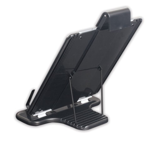 Подставка для книг, учебников, журналов BRAUBERG большая, регулируемый наклон, раздвижная, 230910