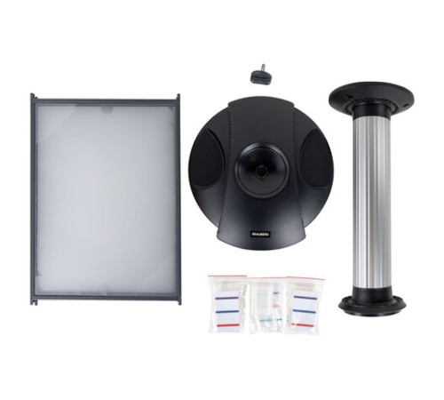 Демосистема настольная на 30 панелей, с 30 серыми панелями А4, вращающаяся, BRAUBERG, 231237