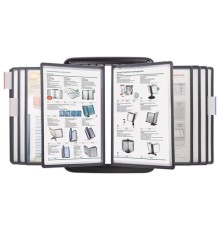 Демосистема настенная на 10 панелей, с 10 серыми панелями А4, BRAUBERG, 231240