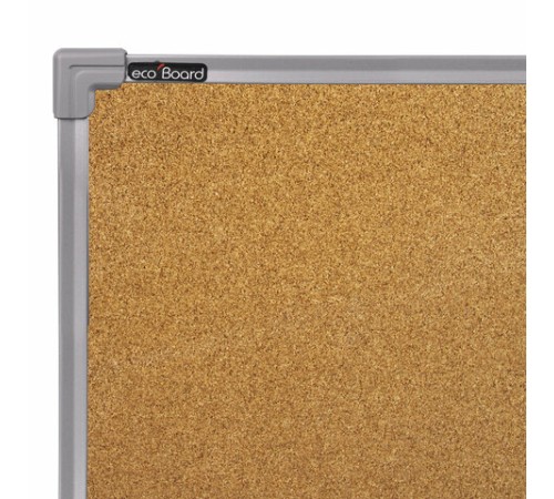 Доска пробковая для объявлений 100х120 см, металлическая рамка, BS, П-120, П*120