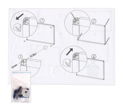 Доска c текстильным покрытием для объявлений 90х120 см синяя, ГАРАНТИЯ 10 ЛЕТ, РОССИЯ, BRAUBERG, 231701