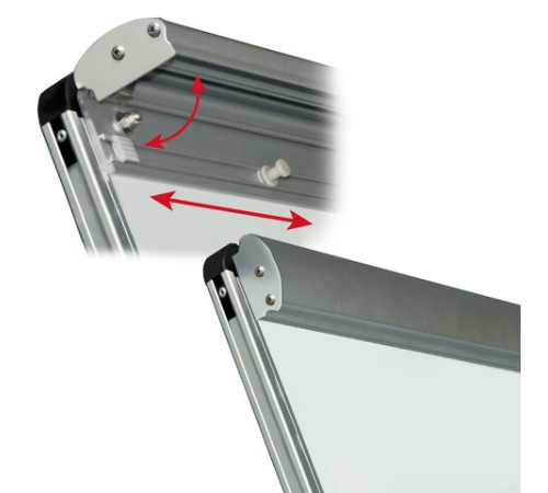 Доска-флипчарт магнитно-маркерная 70х100 см, передвижная, ГАРАНТИЯ 10 ЛЕТ, BRAUBERG, 231703