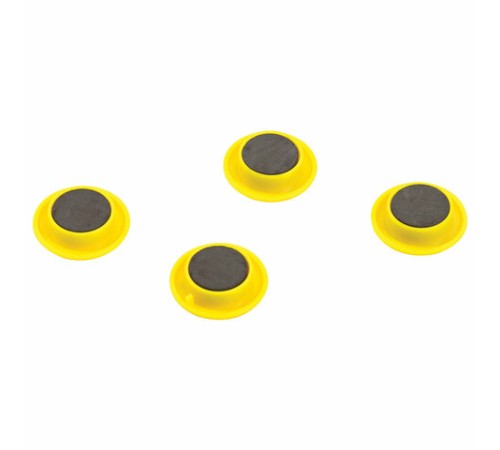 Магниты диаметром 30 мм, КОМПЛЕКТ 4 штуки, 