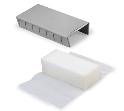 Стиратель магнитный для магнитно-маркерной доски (73х160 мм), BRAUBERG, РОССИЯ, 235528