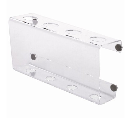 Держатель магнитный для 4 маркеров для доски (85х160 мм), прозрачный акрил, BRAUBERG, РОССИЯ, 235530