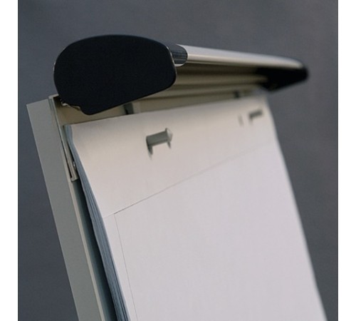 Доска-флипчарт магнитно-маркерная 70х100 см, передвижная, держатели для бумаги, 2х3 (Польша), TF02/2011