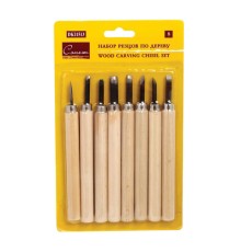 Резцы по дереву, набор 8 шт., блистер, Невская Палитра, DK11513