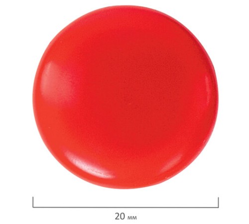 Магниты МАЛОГО ДИАМЕТРА, 20 мм, КОМПЛЕКТ 8 штук, цвет АССОРТИ, в блистере, STAFF 