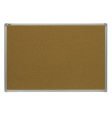 Доска пробковая для объявлений 90x120 см, алюминиевая рамка, 2х3 OFFICE, (Польша), TCA129