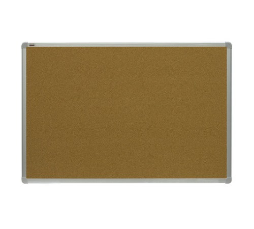 Доска пробковая для объявлений 90x120 см, алюминиевая рамка, 2х3 OFFICE, (Польша), TCA129