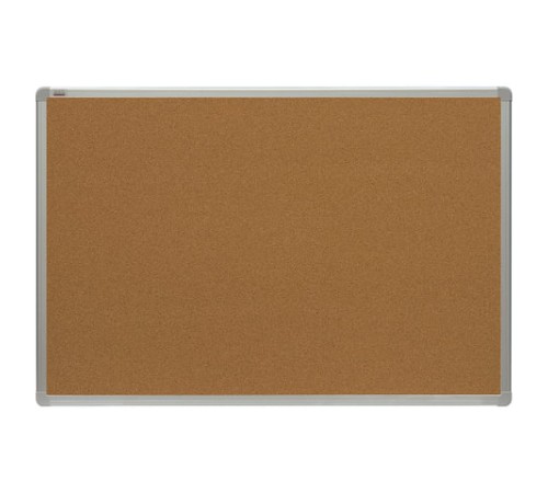 Доска пробковая для объявлений 100x150 см, алюминиевая рамка, 2х3 OFFICE, (Польша), TCA1510