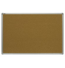 Доска пробковая для объявлений 120x180 см, алюминиевая рамка, 2х3 OFFICE, (Польша), TCA1218