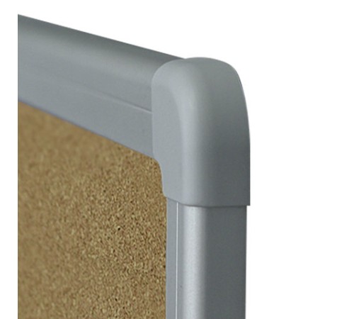 Доска пробковая для объявлений 120x180 см, алюминиевая рамка, 2х3 OFFICE, (Польша), TCA1218